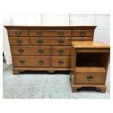 Dresser and nightstand set