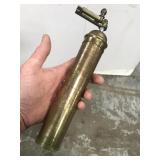 Brass pepper grinder