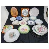 Mix matched china display plate lot