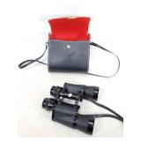 Binoculars with case