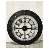 Metal clock wall decor
