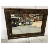 Large framed mirror