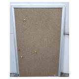 Large reversible cork/white board