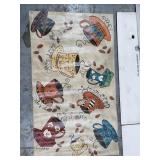 Plastic coffee themed rug