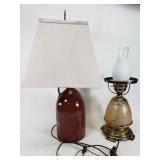2 unique lamps