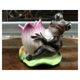 Small antique frog figurine