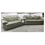 Pair of leather couches