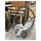 Wire Christmas wreath frames lot of 43