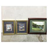 Small framed our trio