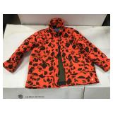 Insulated orange hunting jacket men