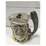 Ceramic sea captain jar