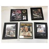 Dale Earnhardt plaque and framed photos