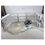 Thermal spa bath mat