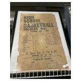 High School Basketball Valders 19521953 Games