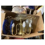 Gold Colored Chandelier Light