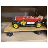 Hubley Toy Car And Wagon