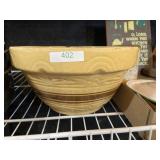 Stoneware Striped Vintage Bowl