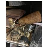 Rustic Metal Lamps Cabin Decor