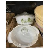 Glasbake And Other Milk Glass Casserole Dishes