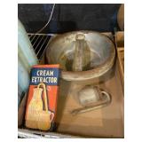 Milk Can Top And Cream Extractor