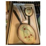 Bathroom Vanity Brush Mirror Set
