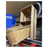Wooden Crate And Basket