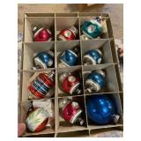Shiny Brite Indent Christmas Ornaments