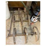 Metal Farm Cultivator Implement Vintage
