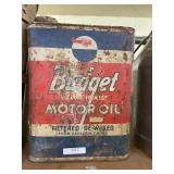 Budget Motor Oil Tin
