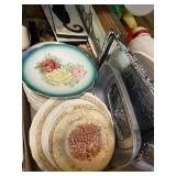 Vintage Ceramic Plates Floral Collectors