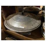 Large Metal Serving Bowl
