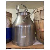 DeLaval 5 Gallon Stainless Milk Machine Pail W Lid