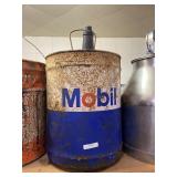 Mobil Gas Pail Metal