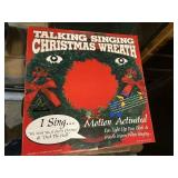 Talking Singing Christmas Wreath