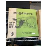 Milk Filters Kleen Test Cardboard Box