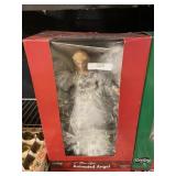 Fiber Optic Animated Angel Sterling 12 Inch