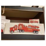 Season Greeting Christmas Santa Sears Semi Truck