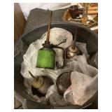 Oil Cans Including One Eagle