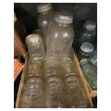 Clear Glass Ball Canning Jars