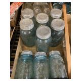 Green Ball Canning Jars Vintage Glass