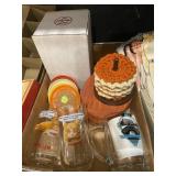 Decorative Morris Glasses And Coasters