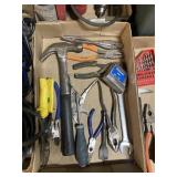 Tools Hammer Pliers Wrench Measuring Tape