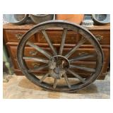Wooden Wheel With Steel Exterior