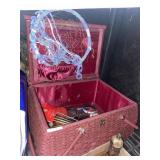Sewing Supplies In Sewing Basket