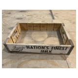 Nationï¿½S Finest Milk Wooden Crate