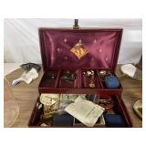 Jewelry Box With Pins Pendants Bracelets