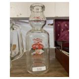 Lake To Lake Modern Division Glass Milk Bottle