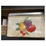 Bread Box Metal Vintage