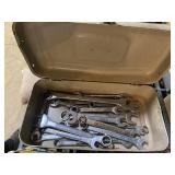 Wrenches In Metal Toolbox
