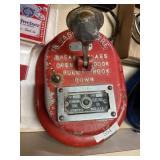 In Case Of Fire Break Glass Vintage Metal Fire